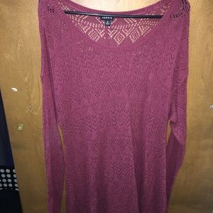 NWOT Torrid Pink Sweater